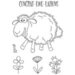 Woodware - Fuzzie Friends - Clear Photopolymer Stamps - Sadie The Sheep