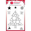 Creative Expressions - Woodware Craft Collection - Clear Photopolymer Stamps - Big Bubble - Christmas Tree