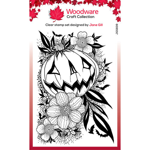 Woodware - Halloween - Clear Photopolymer Stamps - Pumpkin Flowers
