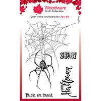 Creative Expressions - Woodware Craft Collection - Halloween - Clear Photopolymer Stamps - Creepy Spider