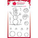 Woodware - Christmas - Clear Photopolymer Stamps - Bubble Snowmen