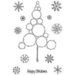 Woodware - Christmas - Clear Photopolymer Stamps - Bubble Tree Stack