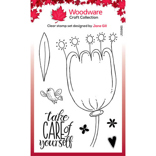Woodware - Clear Photopolymer Stamps - Take Care