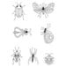 Woodware - Clear Photopolymer Stamps - Bug Doodles