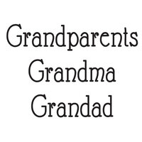 Creative Expressions - Woodware Craft Collection - Clear Photopolymer Stamps - Grandparents