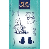 Katkin Krafts - Clear Photopolymer Stamps - Bumblebee Cat