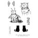 Katkin Krafts - Clear Photopolymer Stamps - Bumblebee Cat