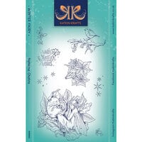 Katkin Krafts - Clear Photopolymer Stamps - Winter Fairy