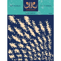 image of Katkin Krafts - Stencils - Inky Puddles