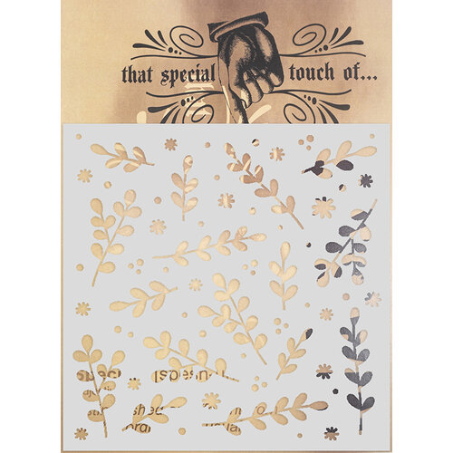 Creative Expressions - That Special Touch Collection - Stencils - 6 x 6 - Sprigs