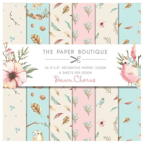 The Paper Boutique - Dawn Chorus Collection - 8 x 8 Paper Pad