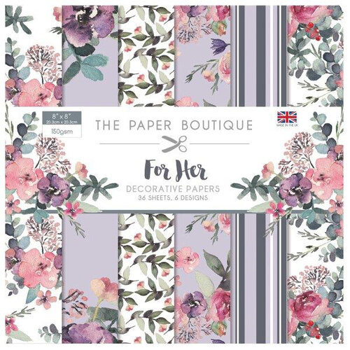 The Paper Boutique - For Her Collection - 8 x 8 Paper Pad
