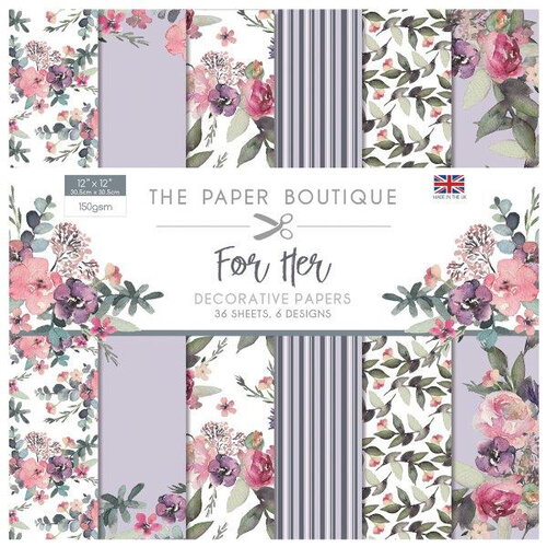 The Paper Boutique - For Her Collection - 12 x 12 Paper Pad