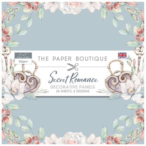 The Paper Boutique - Secret Romance Collection - 7 x 7 Panel Pad
