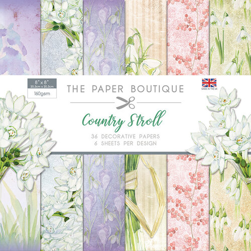 The Paper Boutique - Country Stroll Collection - 8 x 8 Paper Pad