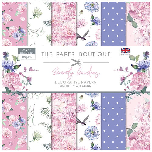 The Paper Boutique - Serenity Gardens Collection - 8 x 8 Paper Pad