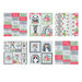 The Paper Boutique - Rainbow BudCraft Dies Collection - 8 x 8 Embellishments Pad
