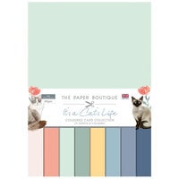The Paper Boutique - It's a Cats Life Collection - A4 Colour Card Pack