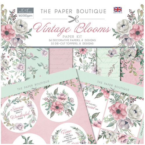 The Paper Boutique - Vintage Blooms Collection - Paper Kit