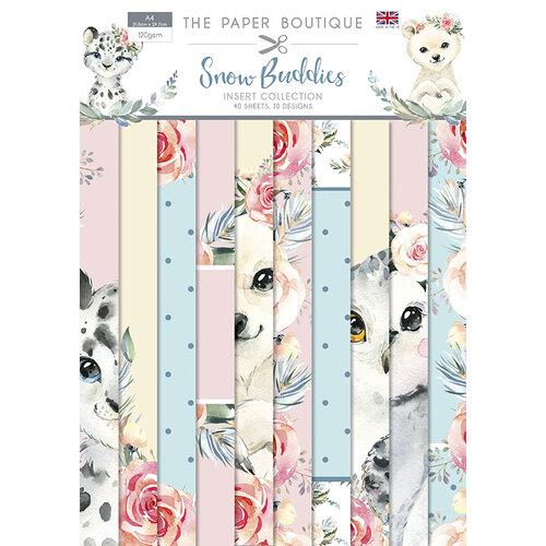 The Paper Boutique - Snow BudCraft Dies Collection - A4 Insert Paper Pack