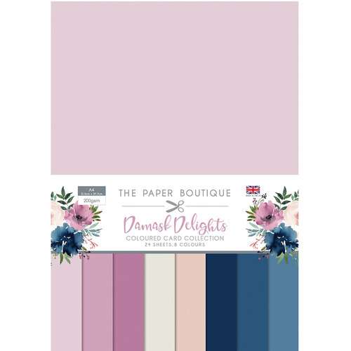 The Paper Boutique - Damask Delights Collection - Colour Card Collection