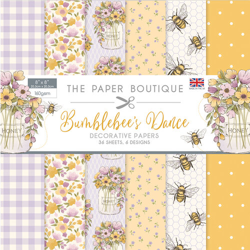 The Paper Boutique - Bumblebee's Dance Collection - 8 x 8 Paper Pad