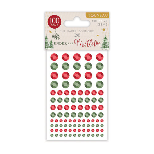 The Paper Boutique - Under The Mistletoe Collection - Christmas - Adhesive Gems