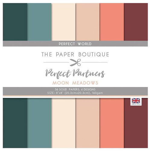 The Paper Boutique - Moon Meadow Collection - Perfect Partners - 8 x 8 Paper Pad - Perfect Solids
