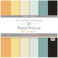 The Paper Boutique - Bee Fabulous Collection - 8 x 8 Paper Pad - Perfect Solids