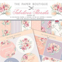 The Paper Boutique - Fabulous Florals Collection - 8 x 8 Paper Kit