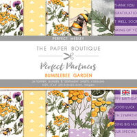 The Paper Boutique - Bumblebee Garden Collection - Perfect Partners - 8 x 8 Paper Pad - Medley