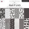 The Paper Boutique - Everyday Collection - 8 x 8 Paper Pad - Shades Of Black and White