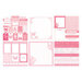 The Paper Boutique - Everyday Collection - 8 x 8 Project Pad - Shades Of Pink