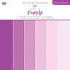 The Paper Boutique - Everyday Collection - 8 x 8 Colour Card Pack - Shades Of Purple