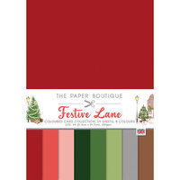 The Paper Boutique - Christmas - Festive Lane Collection - A4 Colour Card Pack