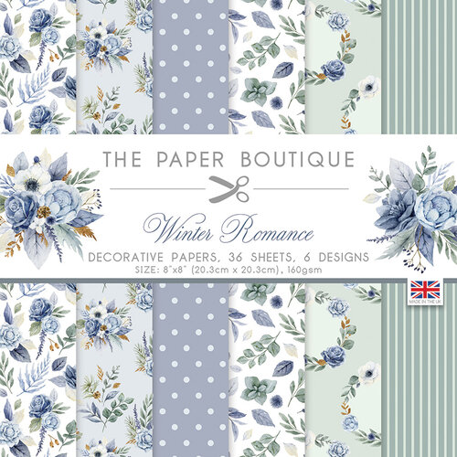 The Paper Boutique - Winter Romance Collection - 8 x 8 Paper Pad