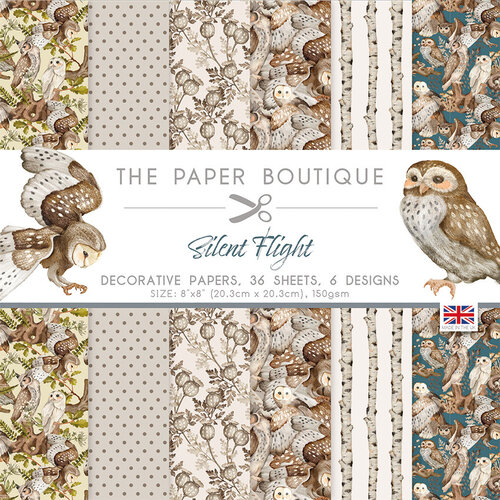 The Paper Boutique - Silent Flight Collection - 8 x 8 Paper Pad