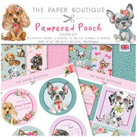 The Paper Boutique - Pampered Pooch Collection - 8 x 8 Paper Kit