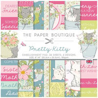 The Paper Boutique - Pretty Kitty Collection - 8 x 8 Embellishment Pad