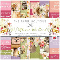 The Paper Boutique - Wildflower Woodland Collection - 8 x 8 Embellishment Pad