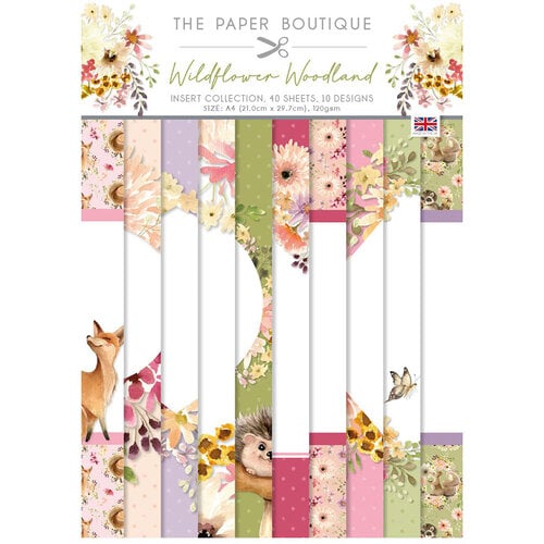 The Paper Boutique - Wildflower Woodland Collection - A4 Insert Paper Pack