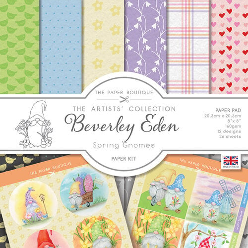 The Paper Boutique - Spring Gnomes Collection - 8 x 8 Paper Kit