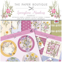 The Paper Boutique - Spring Meadows Collection - 8 x 8 Paper Kit
