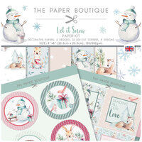 The Paper Boutique - Let It Snow Collection - Christmas - 8 x 8 Paper Kit