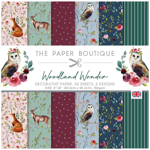 The Paper Boutique - Woodland Wonder Collection - 8 x 8 Paper Pad