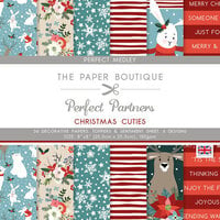 The Paper Boutique - Christmas Cuties Collection - Perfect Partners - 8 x 8 Paper Pad - Medley