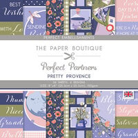 The Paper Boutique - Pretty Province Collection - Perfect Partners - 8 x 8 Embellishment Pad