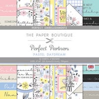 The Paper Boutique - Pastel Daydream Collection - Perfect Partners - 8 x 8 Embellishment Pad