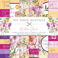 The Paper Boutique - Meadow Charm Collection - 8 x 8 Embellishment Pad
