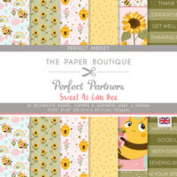 The Paper Boutique - Sweet As Can Bee Collection - Perfect Partners - 8 x 8 Paper Pad - Perfect Medley